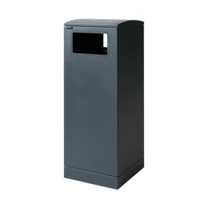 Bica 623 sorterings skraldespand - 1 x 90 Liter - 2 x ben - antracit
