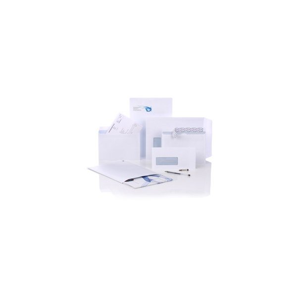 Bong Konvolut - Format C5p - selvklbende - med rude - 500 stk.