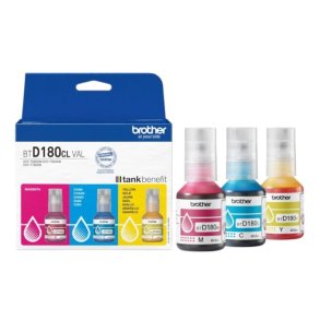 Brother original BTD180CLVAL valuepack cyan, magenta, yellow InkTank blk