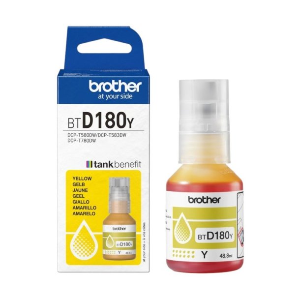 Brother original BTD180Y yellow InkTank blk