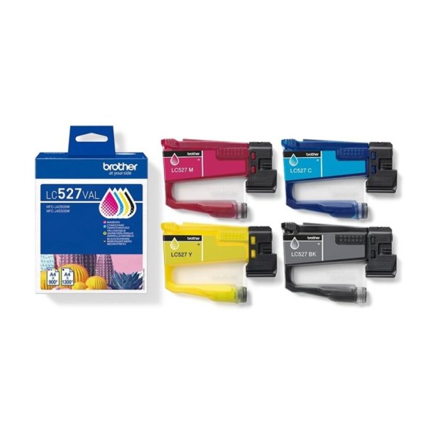 Brother LC527VAL original bl�kpatron - 4 farver valuepack