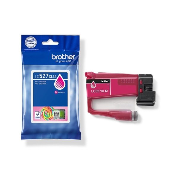 Brother LC527XLM magenta original bl�kpatron - 2000 Sider