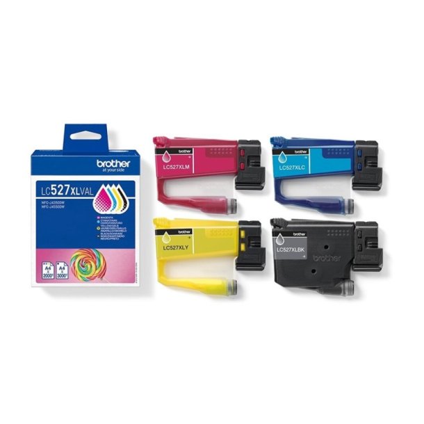 Brother LC527XLVAL original bl�kpatron - 4 farver XL valuepack
