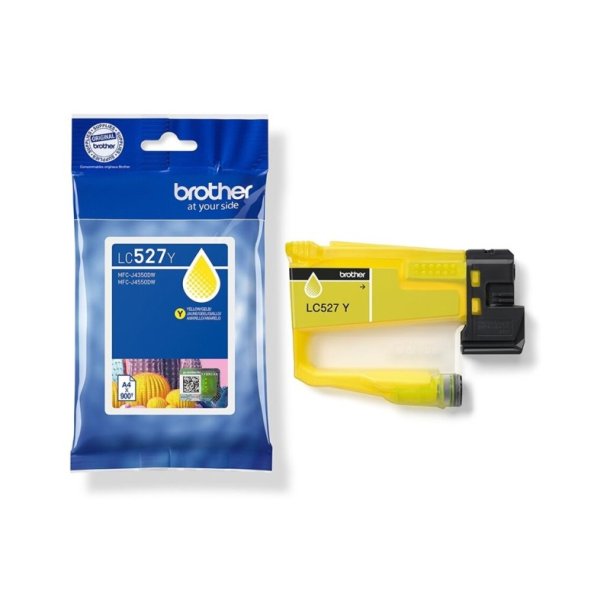 Brother LC527Y gul original bl�kpatron - 900 Sider