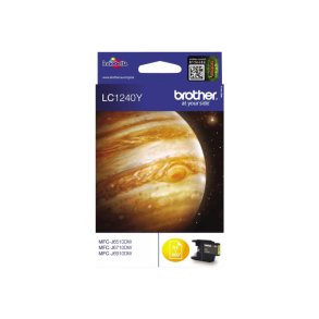 Brother LC-1240Y Original Bl�kpatron Gul - Standard - 600 Sider