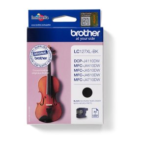 Brother LC127XLBK Original Bl�kpatron Sort - XXL - 1200 Sider
