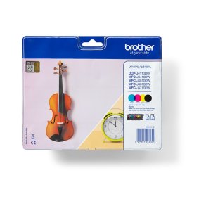 Brother LC127XLVALBP Valuepack Original Bl�kpatroner Sort, Bl�, Magenta, Gul