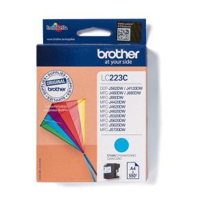 Brother LC223C Original Bl�kpatron Cyan - Standard - 550 Sider