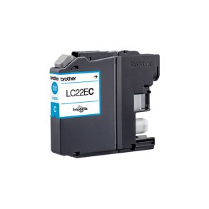 Brother LC22EC Original Bl�kpatron Cyan - Standard - 1200 Sider
