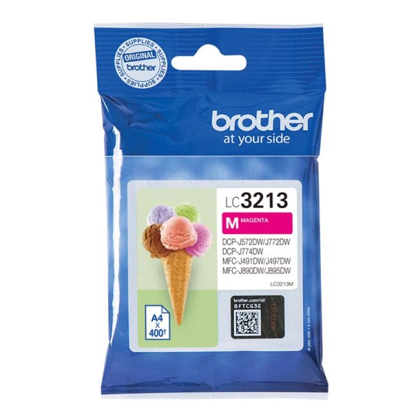 Brother LC3213M Original Bl�kpatron Magenta - XL - 400 Sider