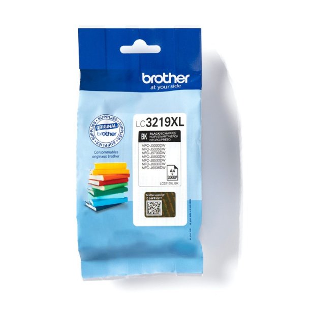 Brother LC3219XLBK Original Bl�kpatron Sort - XL - 3000 sider