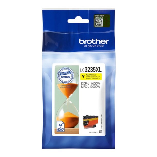 Brother LC3235XLY Original Bl�kpatron Gul - XL - 5000 Sider