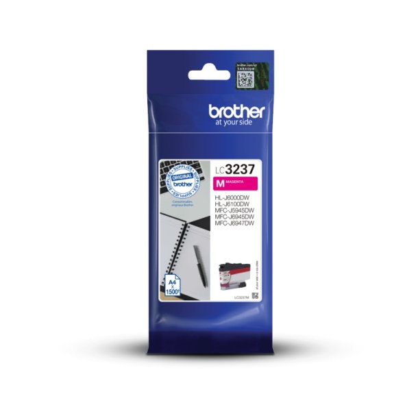 Brother LC3237M Original Bl�kpatron Magenta - Standard - 1500 Sider