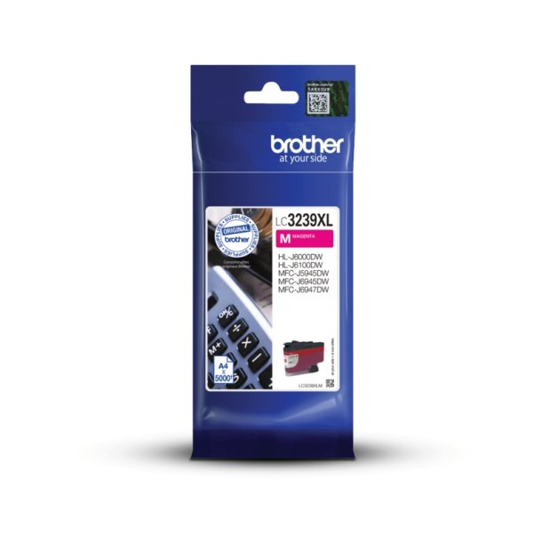 Brother LC3239XLM Original Bl�kpatron Magenta - XL - 5000 Sider