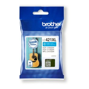 Brother LC421XLC Original Bl�kpatron Cyan - XL - 500 Sider