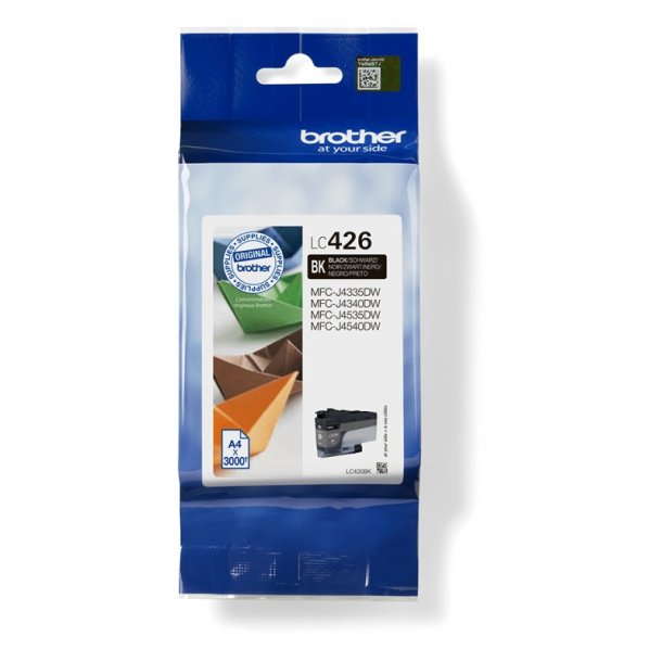 Brother LC426BK Original Bl�kpatron Sort - Standard - 3000 sider