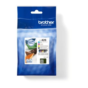 Brother LC426VAL Valuepack - Original Bl�kpatroner Sort, Bl�, Magenta, Gul