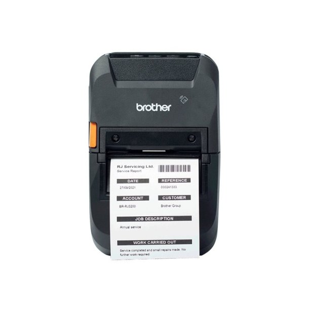 Brother etiketprinter RJ3230BL - Direkte termisk - 203x203dpi - 127mm/s. Tr�dl�s