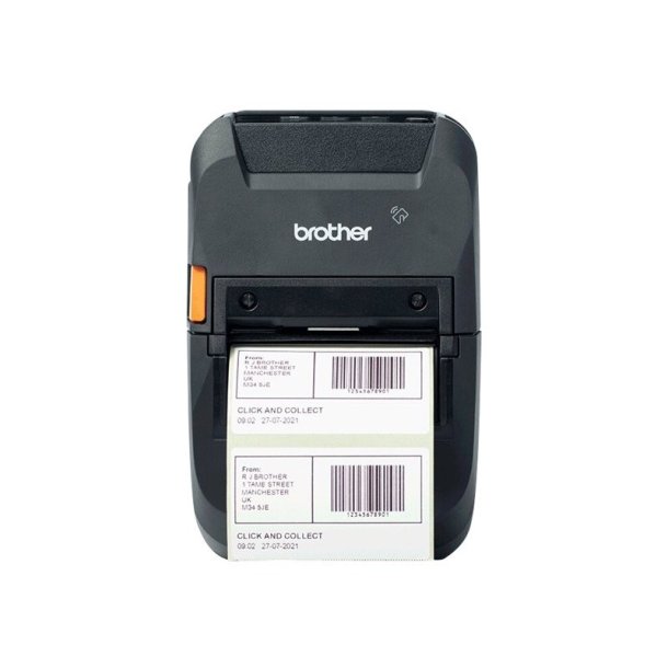 Brother etiketprinter RJ3250WBL - Direkte termisk - 203x203dpi - 127mm/s. Tr�dl�s