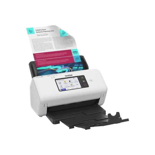 Brother ADS-4700W - Desktop Scanner - A4 - 40 s/m - Duplex - LCD - LAN, WiFi