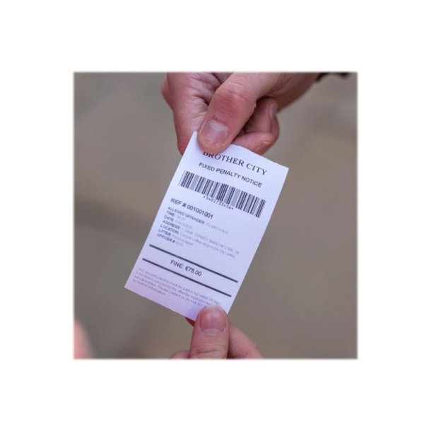 Brother BDE-1J000057-030 rulle - hvid -57mmx6,6m - Kvitteringsrulle - Thermo papir