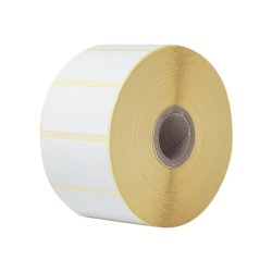Brother BDE-1J026051-102 rulle - hvid - 51mmx26mm - udstansede - 1900 stk. pr. Rulle