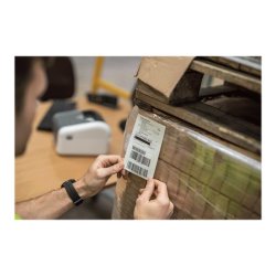 Brother BDE-1J152102-102 rulle - hvid - 102mmx150mm - udstansede - 350 stk. pr. Rulle