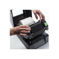 Brother BRS-1D300-080 farvebnd - sort tryk - 80mmx300m - Standard Resin