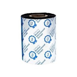 Brother BSP-1D300-080 farvebnd - sort tryk - 80mmx300m - Premium Voks/Resin