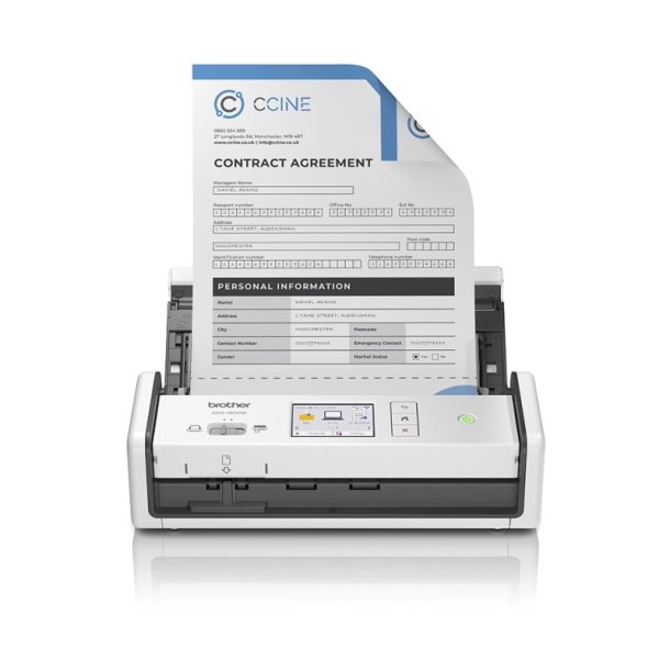 Brother ADS-1800W A4 Mobil scanner - Duplex - 30 s/m - USB/WiFi