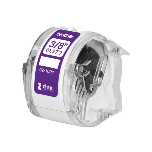Brother CZ-1001 Tape - farver p hvid - 9mmx5m - til VC-500W
