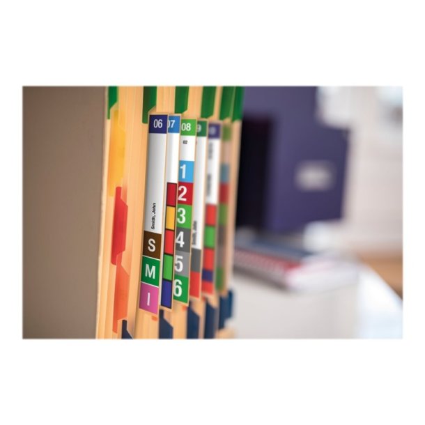 Brother CZ-1001 Tape - farver p hvid - 9mmx5m - til VC-500W