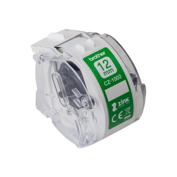 Brother CZ-1002 Tape - farver p hvid - 12mmx5m - til VC-500W