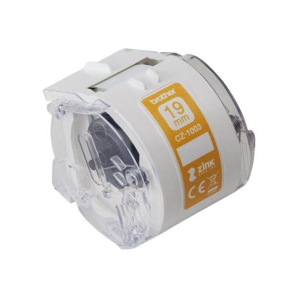 Brother CZ-1003 Tape - farver p hvid - 19mmx5m - til VC-500W
