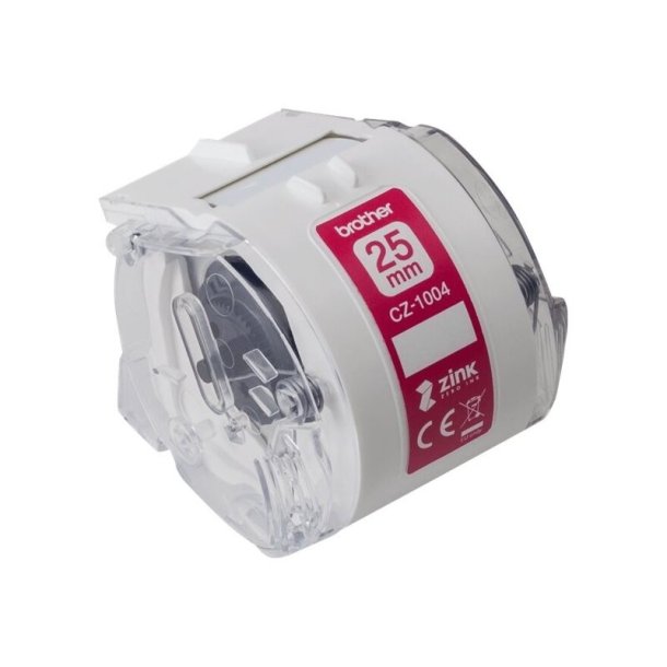 Brother CZ-1004 Tape - farver p hvid - 25mmx5m - til VC-500W
