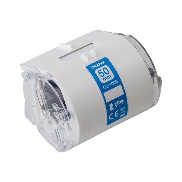 Brother CZ-1005 Tape - farver p hvid - 50mmx5m - til VC-500W