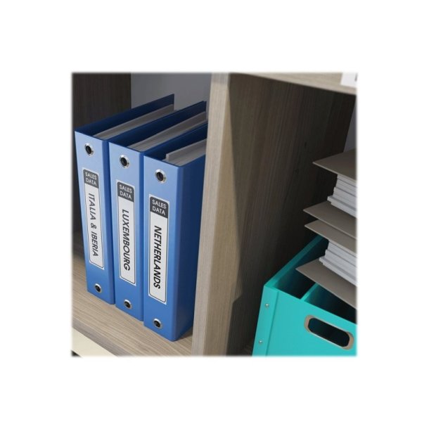 Brother DK-22210 tape - sort tekst p hvid - 29mmx30,5m - Thermo papir