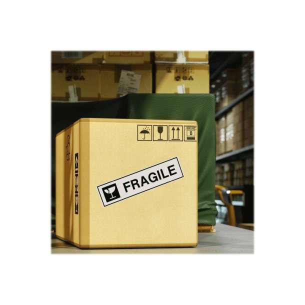 Brother DK- 22223 tape - Sort tekst p hvid - 50mmx30,5m - Thermo papir