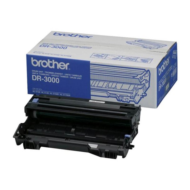 Brother DR3000 - Original Tromle - 20000 Sider ved 5% dkning - Laserprint - Sort - 1 stk.