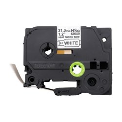 Brother Hse-261E tape - sort tekst p hvid - 31mmx1,5m - Krympeflex