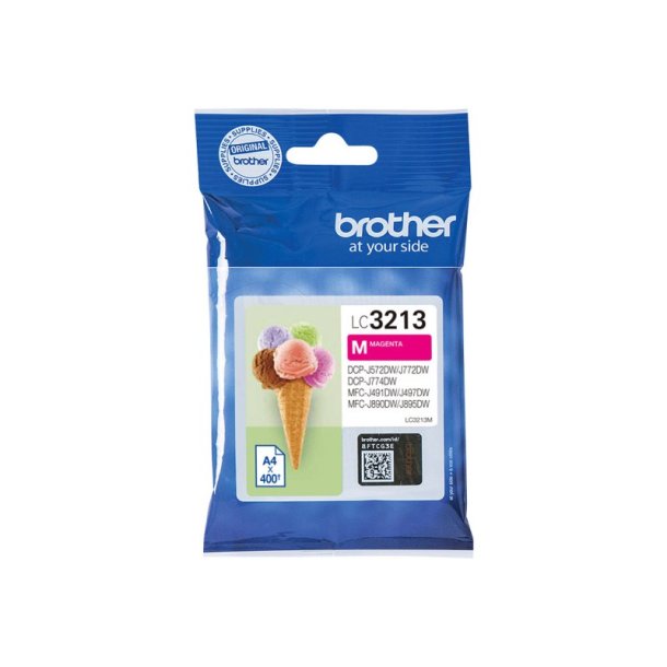 Brother LC3213M - original - 400 Sider ved 5% dkning - Magenta - 1 stk.