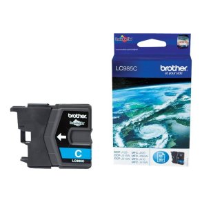 Brother LC985C - original - 260 Sider ved 5% d�kning - Cyan - 1 stk.