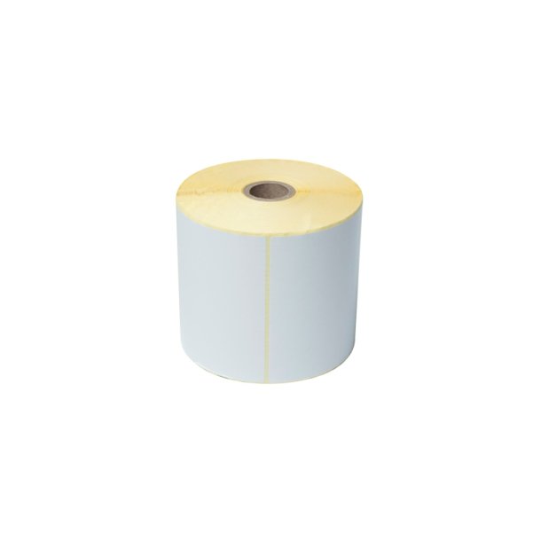 Brother dklabels - hvid - 100 mm x 73,2mm - udstansede - 5 ruller - 500 stk. pr. Rulle