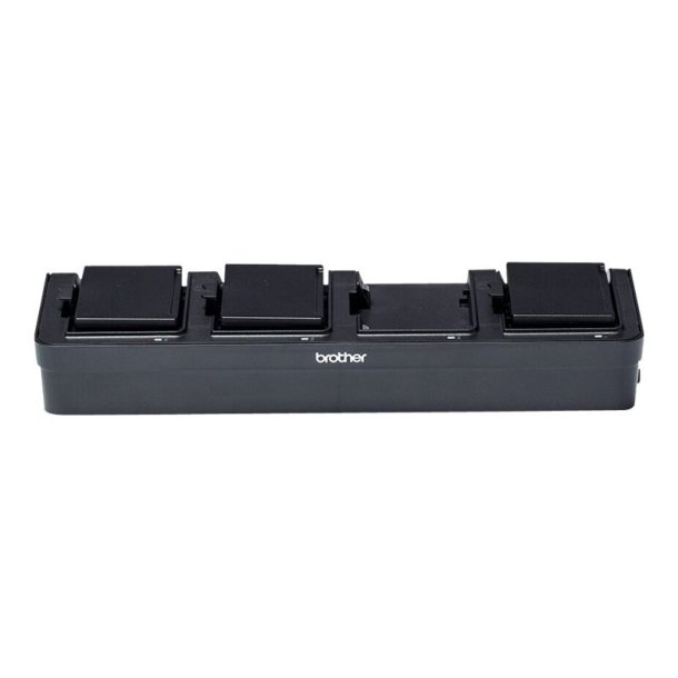 Brother PA-4BC-001EU - batterioplader - plads til 4 batterier - Indendrs - til RJ-serien - 2"