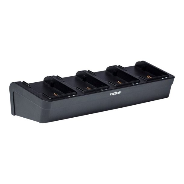 Brother PA-4BC-002EU - batterioplader - plads til 4 batterier - Indendrs - til RJ-serien - 3"