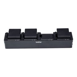 Brother PA-4BC-002EU - batterioplader - plads til 4 batterier - Indendrs - til RJ-serien - 3"