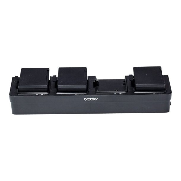 Brother PA-4BC-002EU - batterioplader - plads til 4 batterier - Indendrs - til RJ-serien - 3"