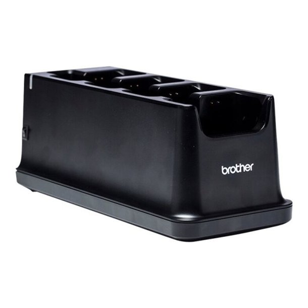 Brother PA-4CR-002EU - ladestation - plads til 4 batterier - Indendrs - til RJ-serien - 3"