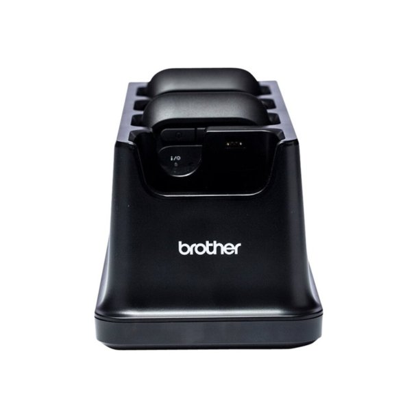 Brother PA-4CR-002EU - ladestation - plads til 4 batterier - Indendrs - til RJ-serien - 3"