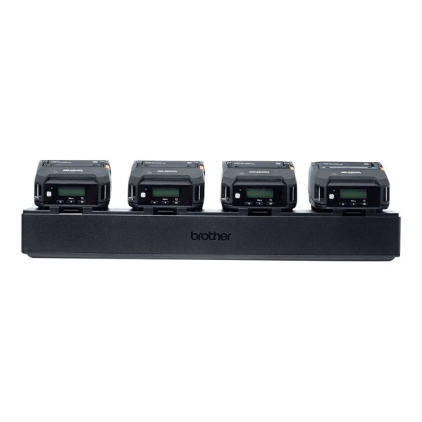 Brother PA-4CR-003 - ladestation - plads til 4 batterier - indendrs - til RJ-serien - 3"
